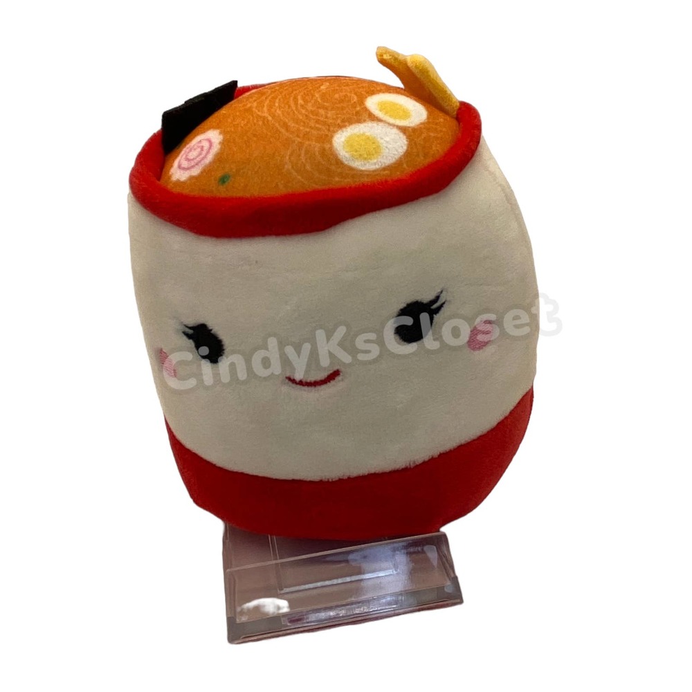 NEW Squishmallows Official Kellytoy Plush 5 inch Raisy the Ramen Bowl